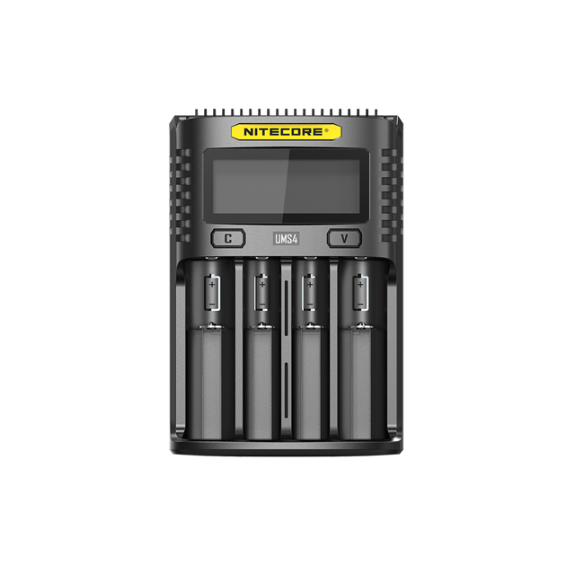 Nitecore UMS4 USB Four-Slot USB-C Fast Charger, for 18650, 21700 Batteries