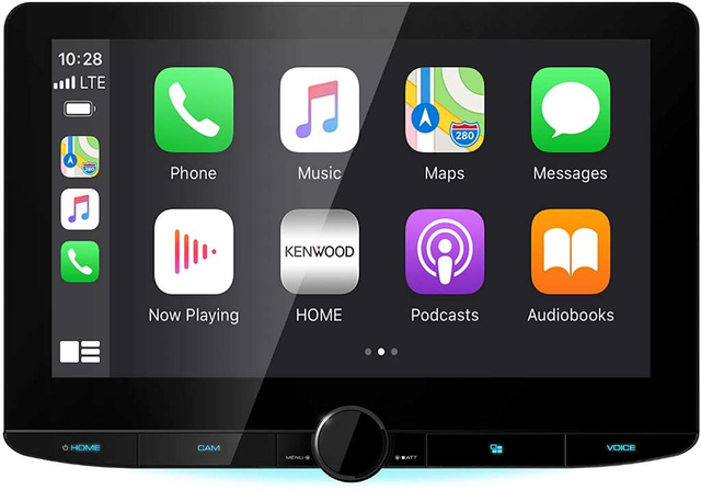 Kenwood DMX1057XR 10.1" Media Receiver with Wireless Apple CarPlay and Android Auto