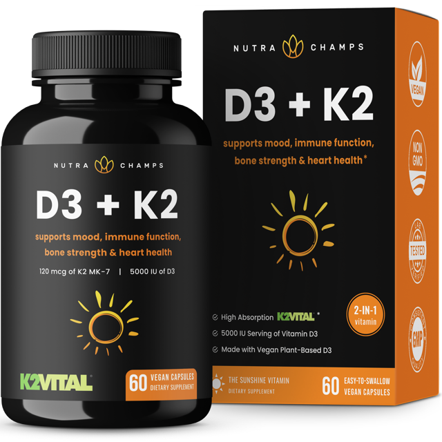 Vitamin D3 + K2