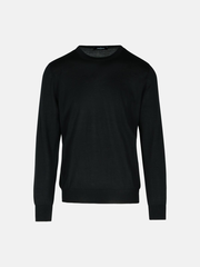 BLACK CASHMERE BLEND SWEATER