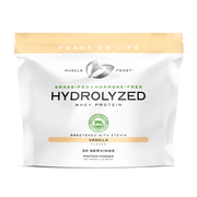 Grass-Fed Hydrolyzed Whey Protein Powder, All Natural Hormone-Free