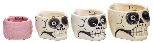 SKULL MEASURING CUPS