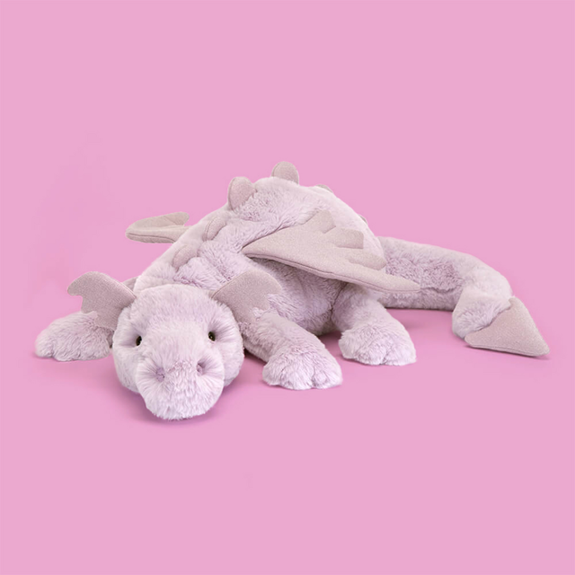 Jellycat Lavender Dragon Huge