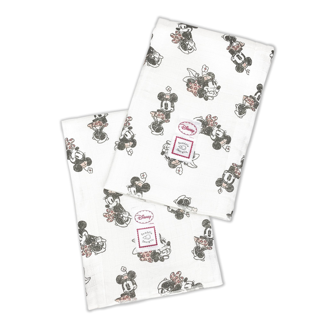 Baby Burpies - Classic Disney Minnie Gray, Pink