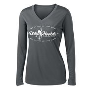 Dirty Hooker Vintage Ladies V-neck Dry Fit