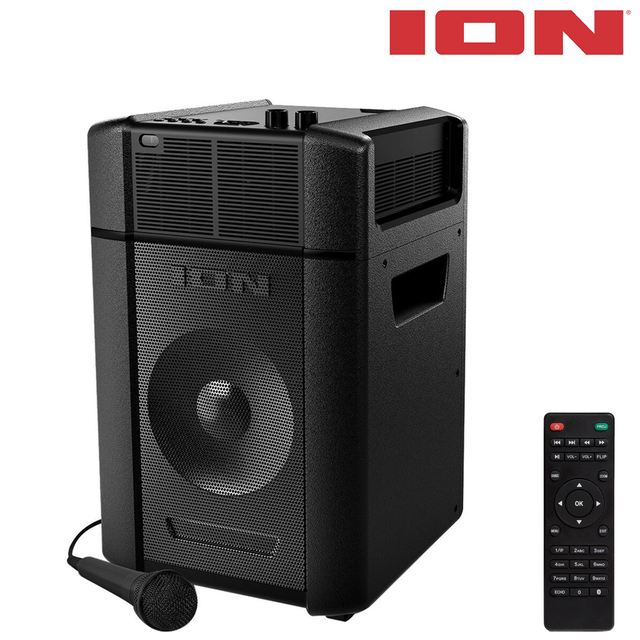 ION® IPA119B 150-Inch Home Projector Deluxe with Bluetooth & Mic