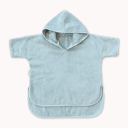 Organic Cotton Hooded Poncho Cover-Up