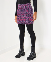 Joyful Jacquard Skirted Leggings