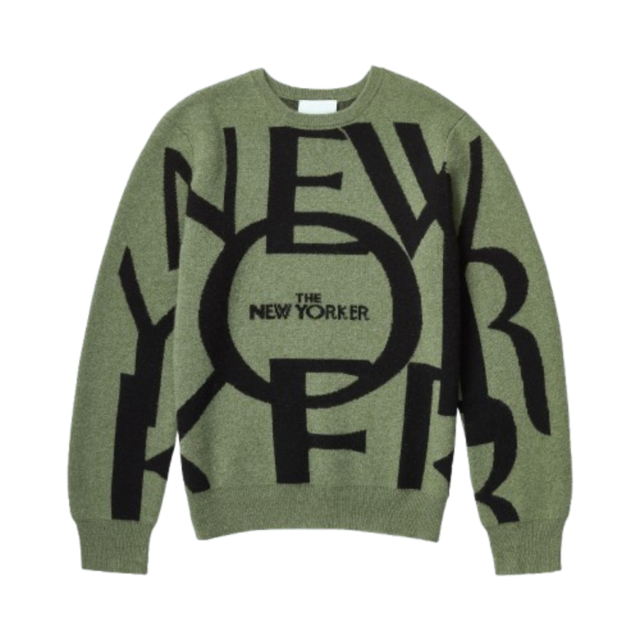 Garin x The New Yorker Cashmere Sweater in Sage