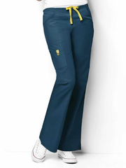 WonderWink Origins Women's Romeo Cargo Scrub Pant | Caribbean