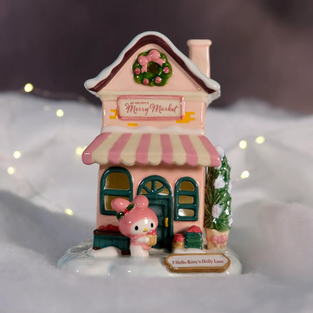 My Melody's Merry Market Ceramic Candle House