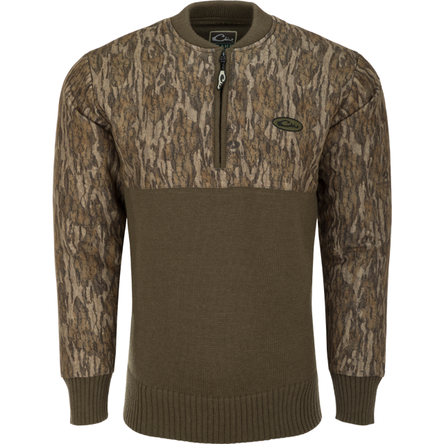 Camo 1/4 Zip Under Wader Sweater