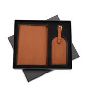 Luggage Tag Set - Tan