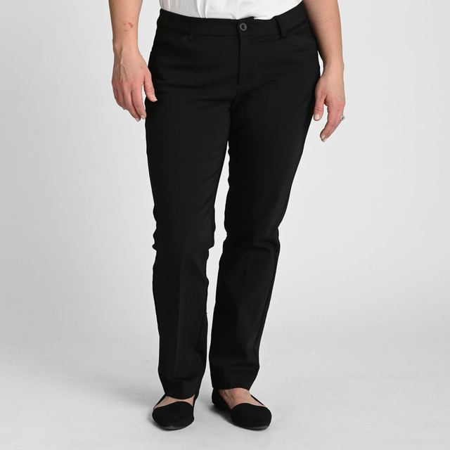 Shaped Fit Perfect Trouser Pant - Black