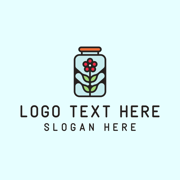 Jar Flower Preservation Logo | BrandCrowd Logo Maker | BrandCrowd