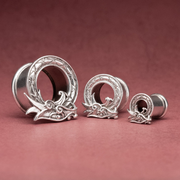 Viking Serpent White Brass Tunnels