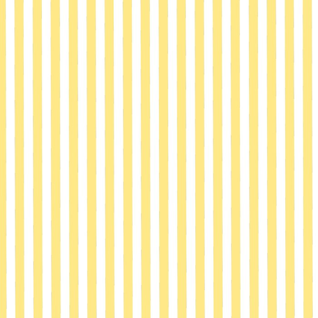 Modern geometrical baby yellow white stripes pattern