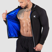 Kewlioo Pro Sauna Jacket for Men (Full/Half Zip)