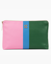 The Oversized Accessory Bag in Color Block