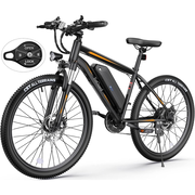 ANCHEER Totguard Electric Bike, Electric Bike for Adults 27.5'' E-Bike with 500W Motor(Peak 750W), 21.6MPH Mountain Bike with Lockable Suspension Fork, 48V 499.2WH Removable Battery-AN5858