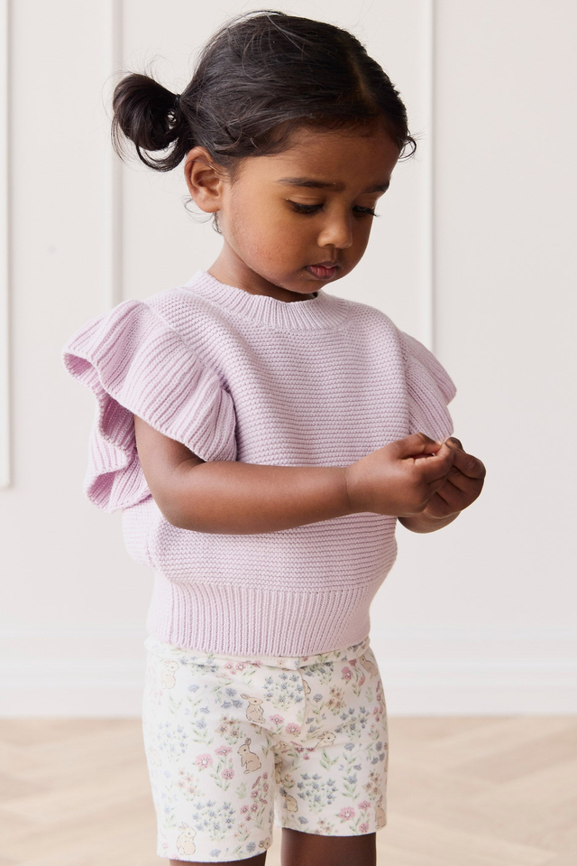 Caroline Frill Vest - Popsicle