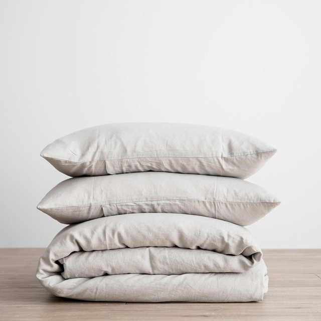 CULTIVER, Linen 3-Piece Duvet Set | Zola