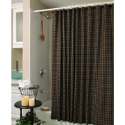 Sturbridge Shower Curtain Black - 72" x 72" Park Designs