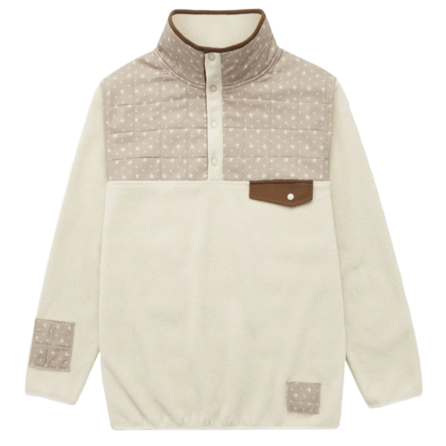 Women's Cinnamon Petals Henley Sweatshirt