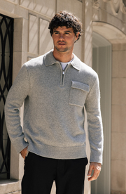 Harlem Oversized Knitted Jumper in Grey