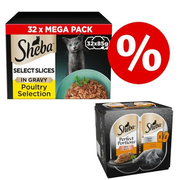 32x85g Sheba Wet Cat Food + 6x37.5g Sheba Wet Cat Food - Special Bundle! *