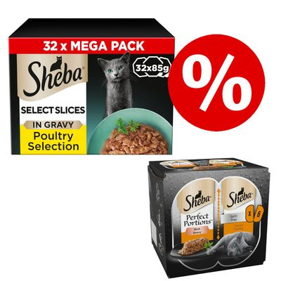 32x85g Sheba Wet Cat Food + 6x37.5g Sheba Wet Cat Food - Special Bundle! *