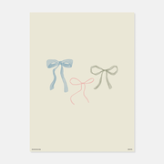 Coquette Bows Print by Sumner Lane