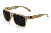 VISE Z87 Sunglasses DESERT TAN: Ultra Black Lens