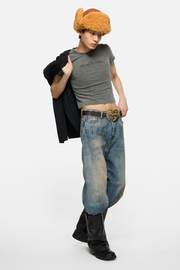 Blurred logo t-shirt - Fitted unisex fit