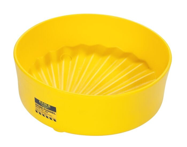 18" Diameter Drum Funnel, Yellow - 1660