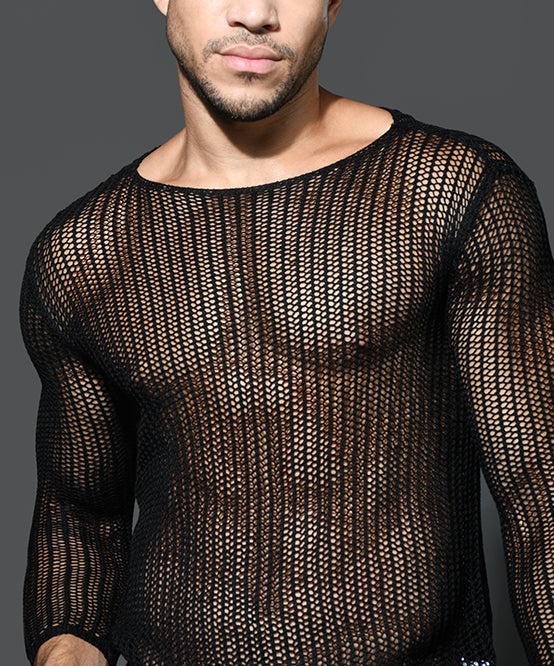 Andrew Christian Barcelona Sheer Knit Shirt