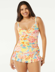 Beach House Swim Christa Wrap Underwire Tankini Top - Newport Floral