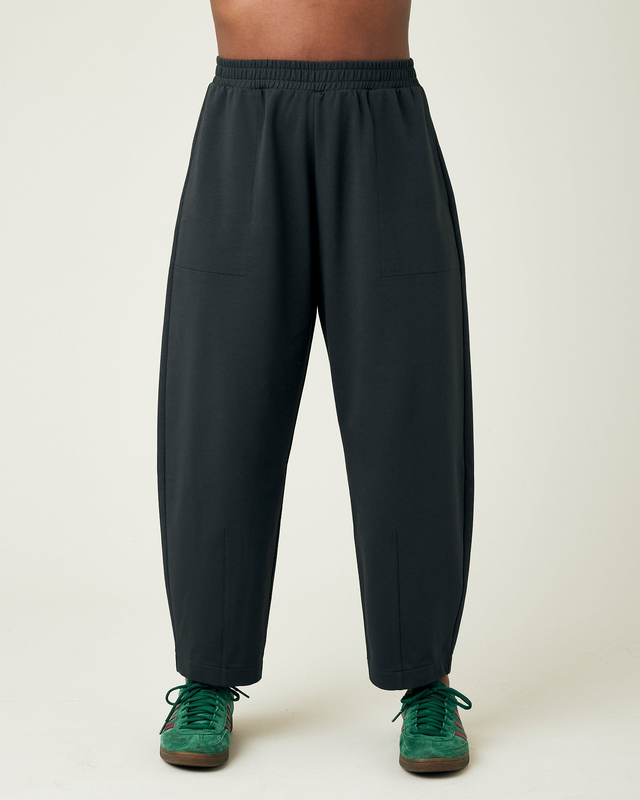 Huxley Slate Cotton Jersey Trousers