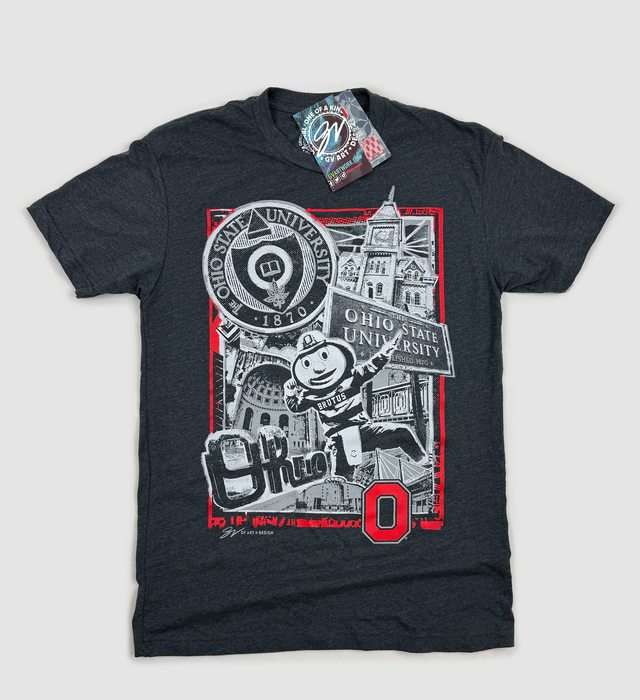 OSU Landmark Collage T Shirt