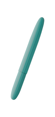 Tahitian Blue Bullet Space Pen, Gold Finger Grip