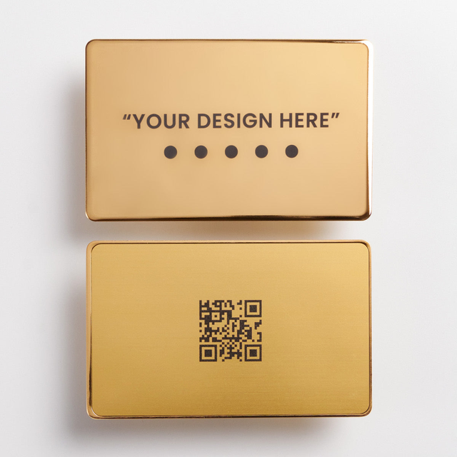 24k Gold NFC Business Cards
