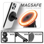 MagSafe Phone Holder | TRAXX™ - Fast Track Base | 6" DuraLock™  Arm
