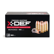 Freedom Munitions X-DEF Defense 45 ACP Ammo- 200 Gr Hollow Point (HP), 50 rounds, New