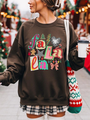 Crazy Christmas ~ Unisex Crewneck Sweatshirts Printed in the USA