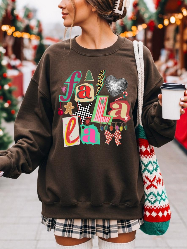 Crazy Christmas ~ Unisex Crewneck Sweatshirts Printed in the USA