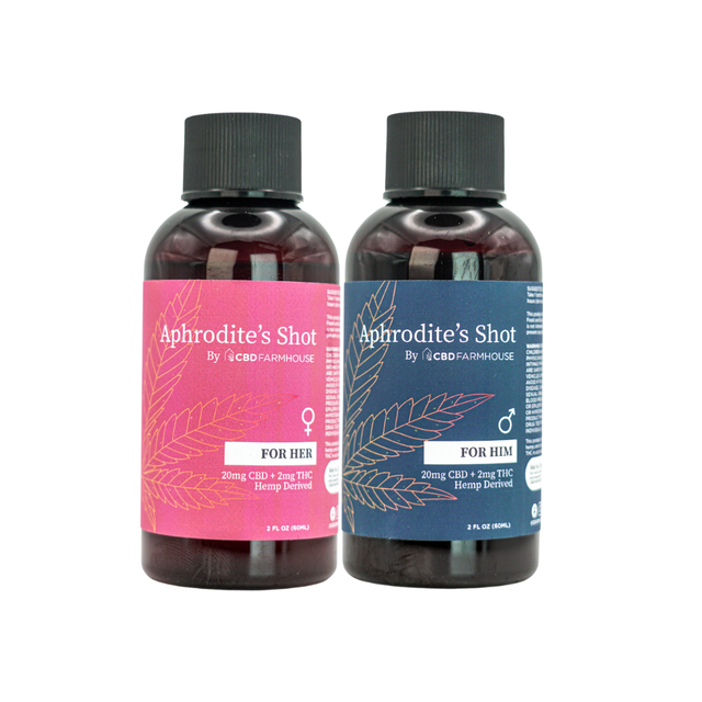CBD Farmhouse - Aphrodite's Shot For Him & Her - Male & Female Aphrodisiac Shots