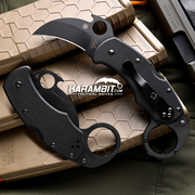 Spyderco Black Karahawk Karambit - Emerson Wave