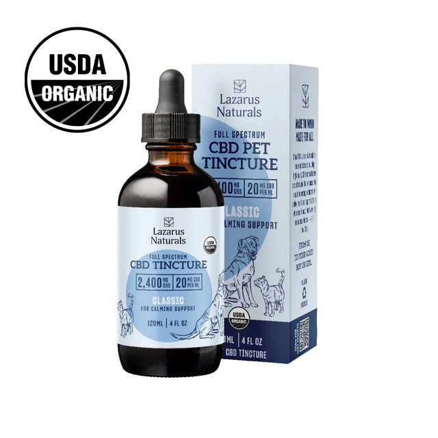 ORGANIC PET CBD TINCTURE, 20MG/ML