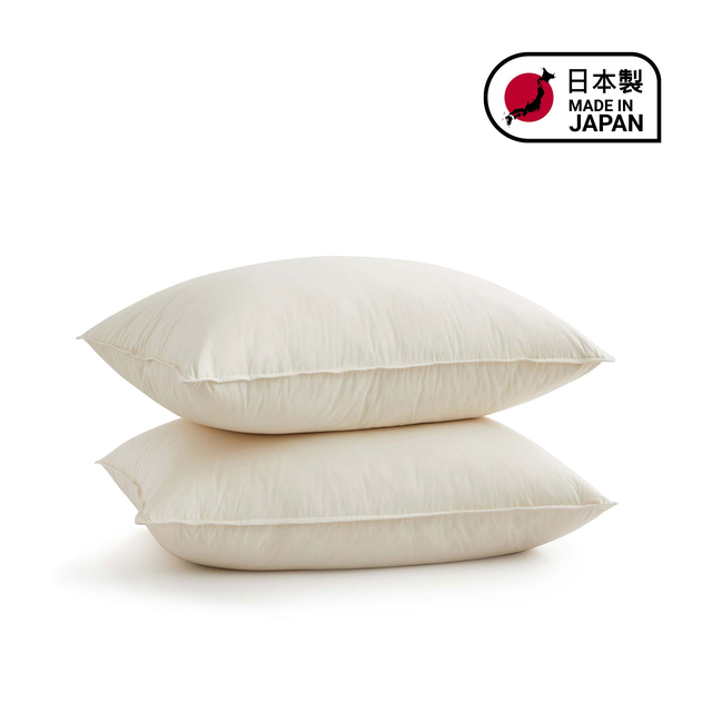 Japanese-Made Organic Cotton Down Feather Pillows