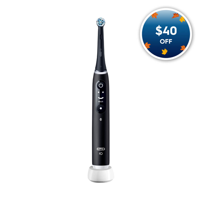 Oral-B iO Series 6 Electric Toothbrush, Black Lava